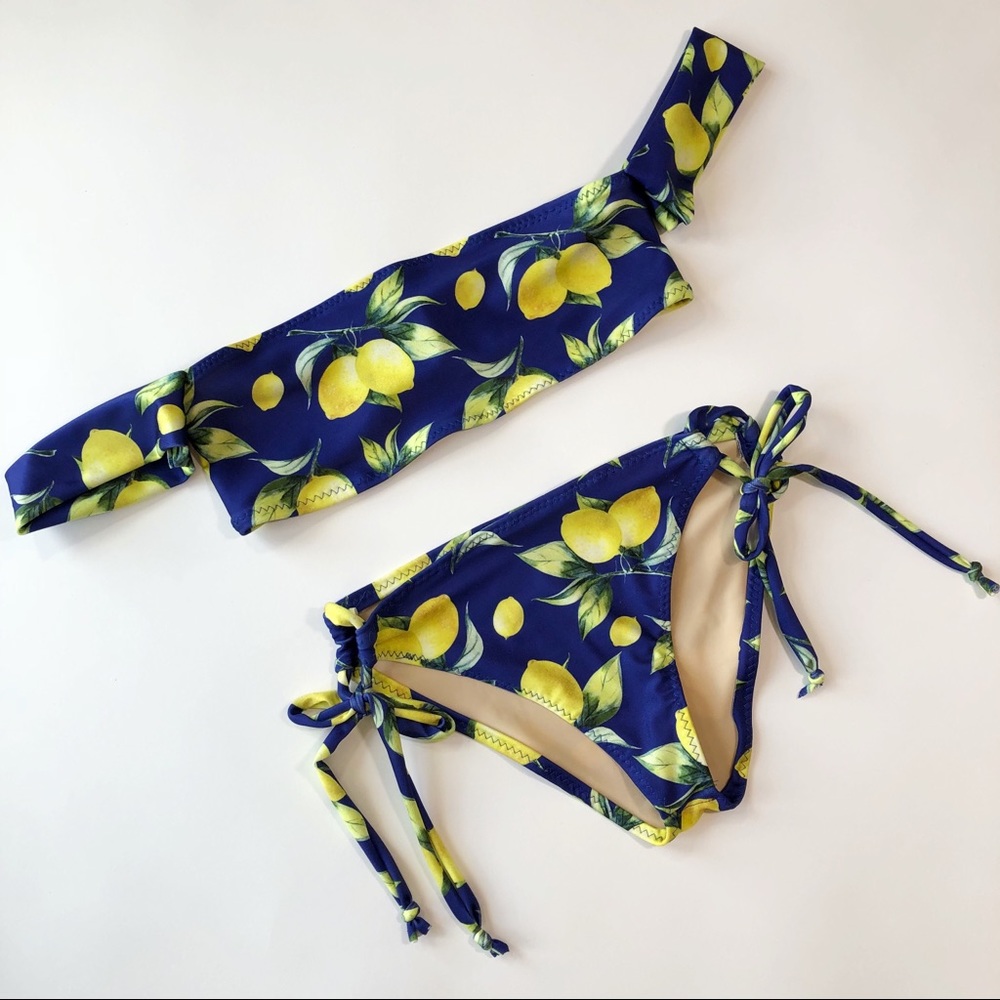 Lemon sleeve bikini